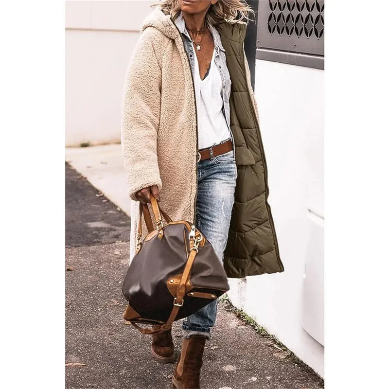 Marije | Geacă căptușită călduroasă cu glugă