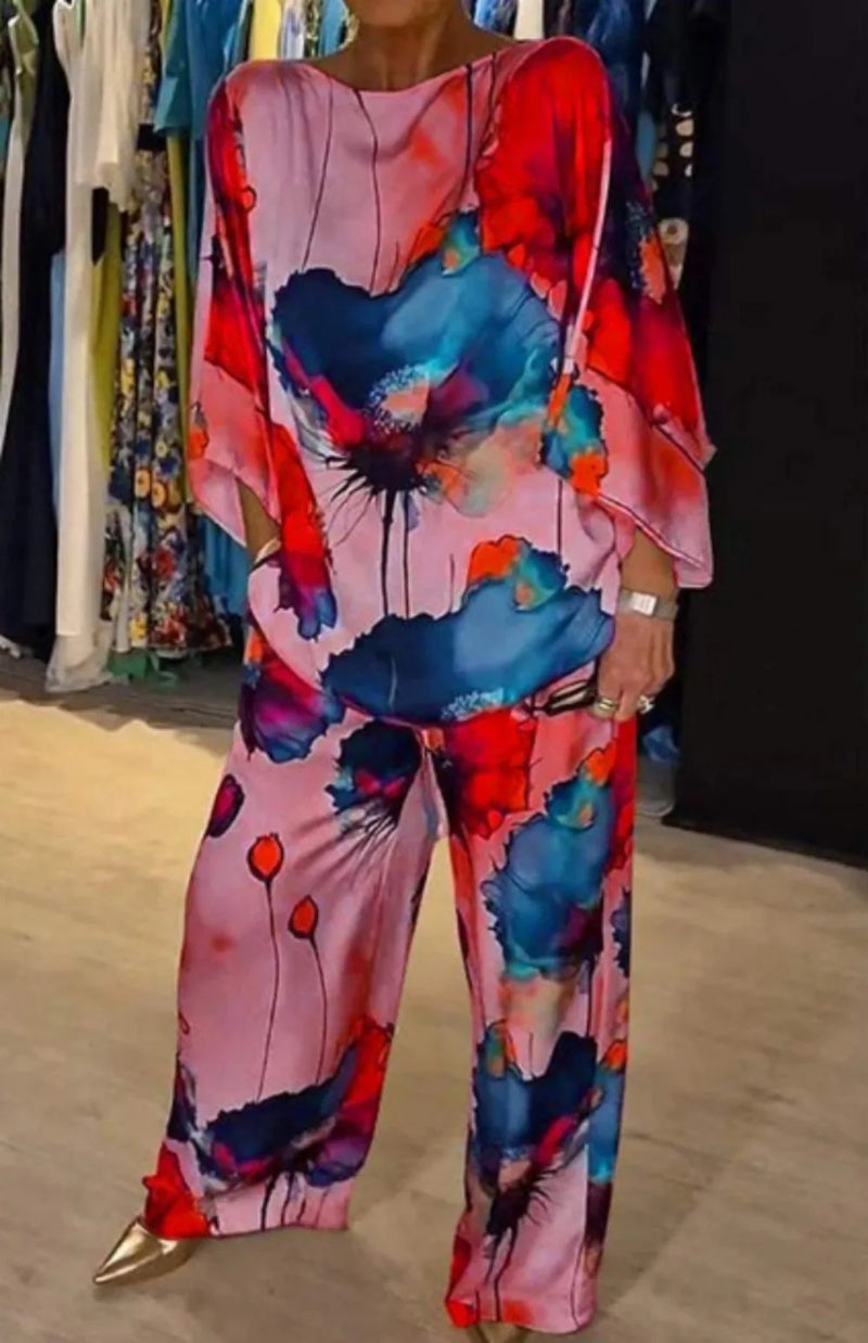 Mia | Set Luxe cu Pantaloni Largi