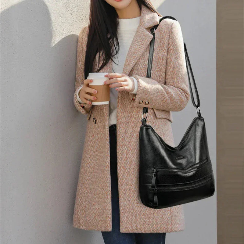 Ellie™ Geantă de umăr cu dublu charm | cu multiple buzunare