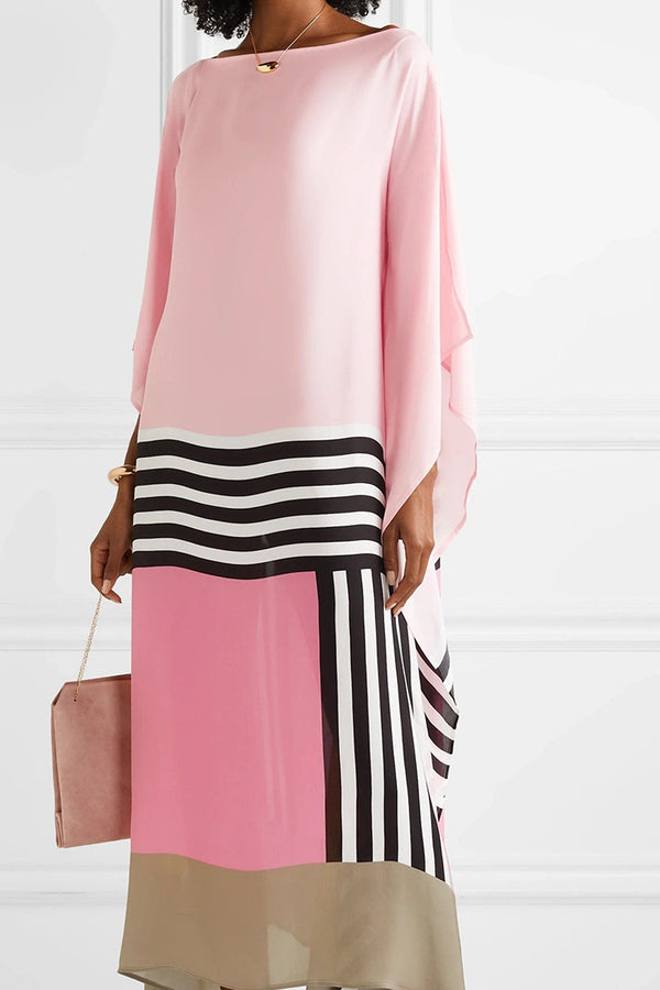 Rilinda | Kaftan elegant cu imprimeu geometric