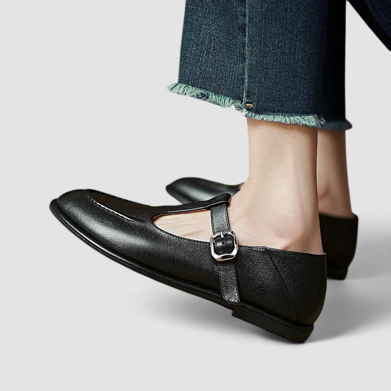 Camila™ – Pantofi ortopedici Mary Jane cu toc jos