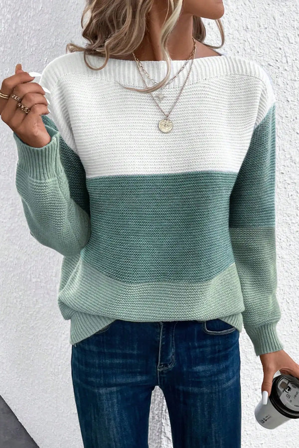 Daphne - Pulover tricotat ombre