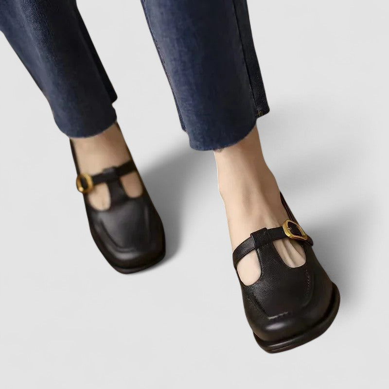 Elizabeth™ – Pantofi ortopedici Mary Jane cu bretea în T
