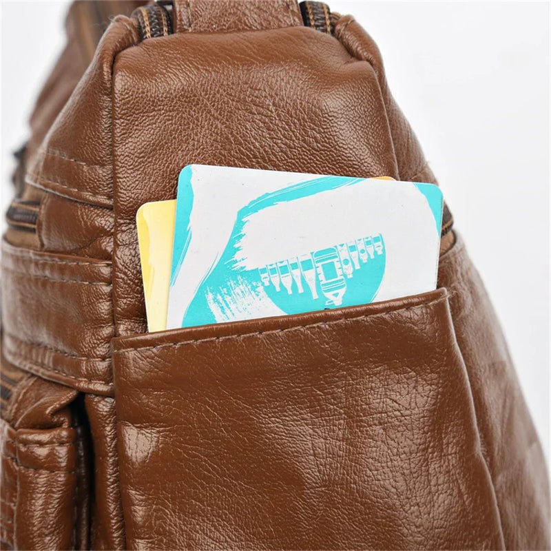 Olivia™ Farmec Vintage | Geantă moale cu fermoar