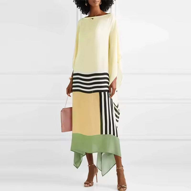 Rilinda | Kaftan elegant cu imprimeu geometric