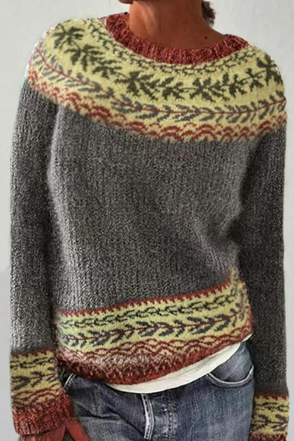 Lara™ - Pulover Retro Confortabil