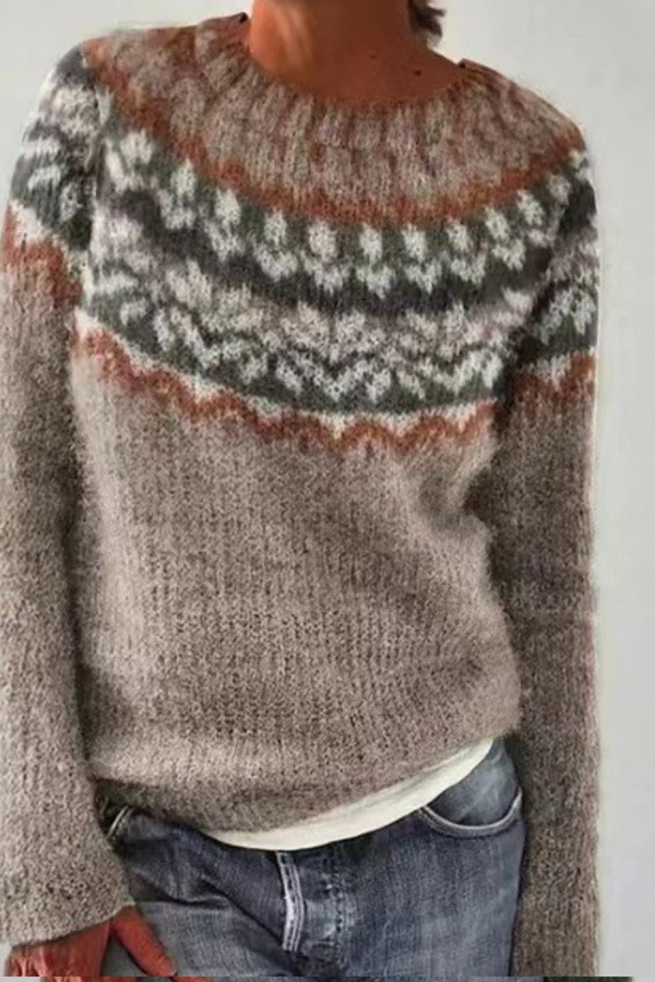 Chloe™ - Pulover Retro Confortabil