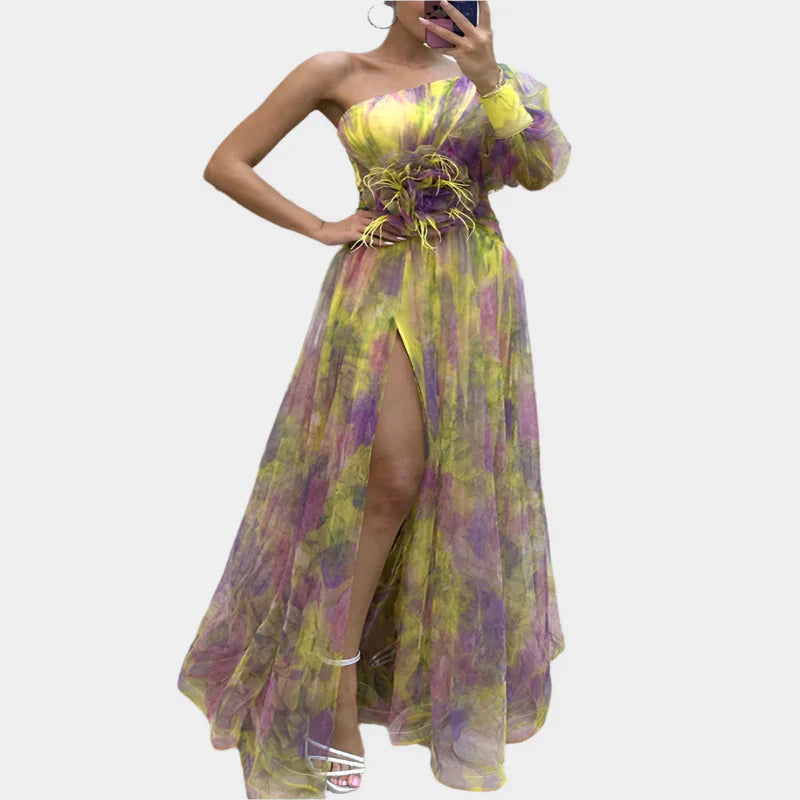 Rochie mini sexy cu model neregulat și design fără spate