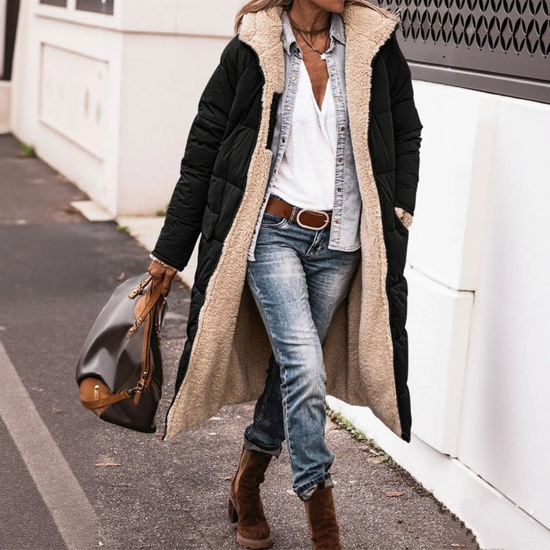 Marije | Geacă căptușită călduroasă cu glugă