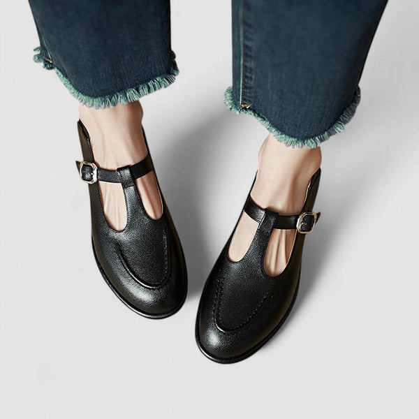 Camila™ – Pantofi ortopedici Mary Jane cu toc jos