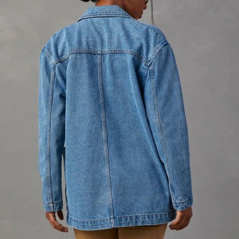 Ella™ - Sacou din denim stilat
