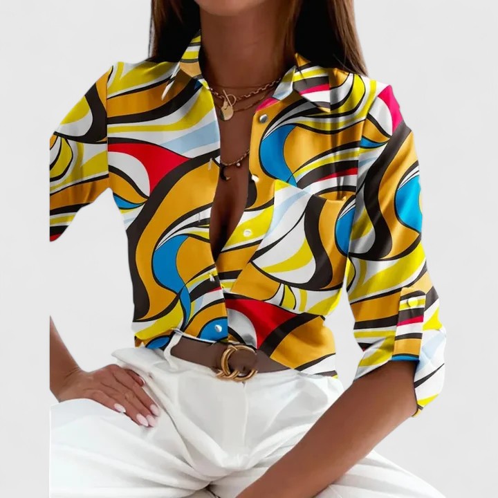Lisette | Bluza elegantă cu mâneci lungi