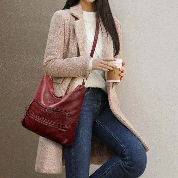 Ellie™ Geantă de umăr cu dublu charm | cu multiple buzunare