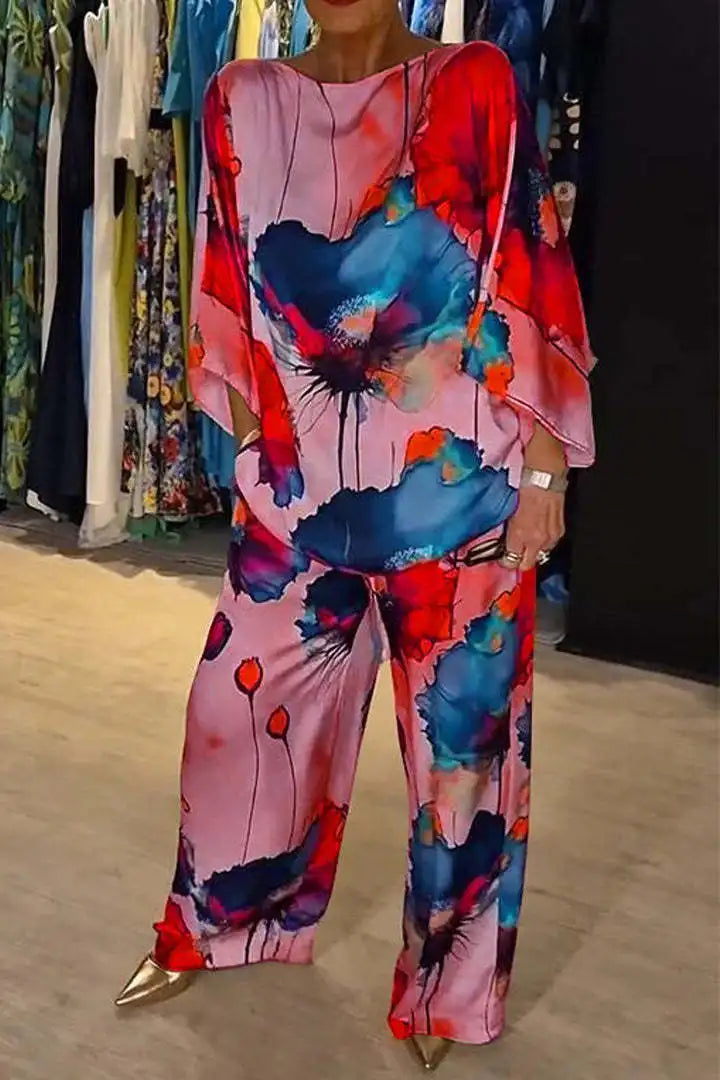 Mia | Set Luxe cu Pantaloni Largi