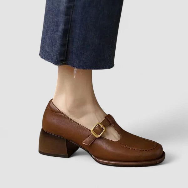 Elizabeth™ – Pantofi ortopedici Mary Jane cu bretea în T