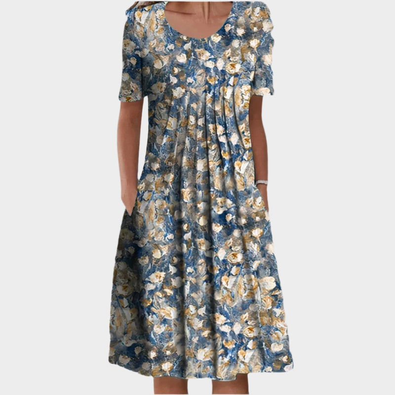 Rochie de vară cu broderie florală