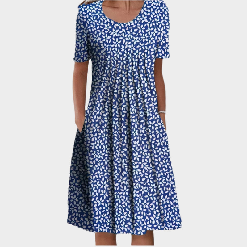Rochie de vară cu broderie florală