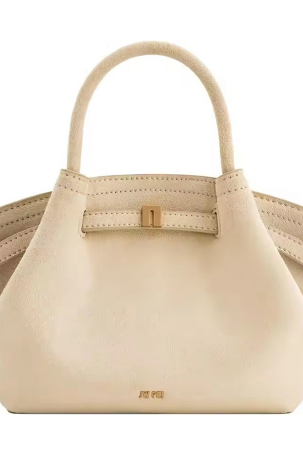 Riley™ - Geantă mică din piele și piele întoarsă pentru sub braț