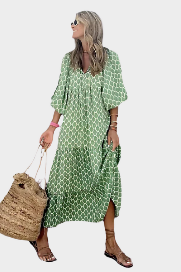 Rochie geometrică aerată