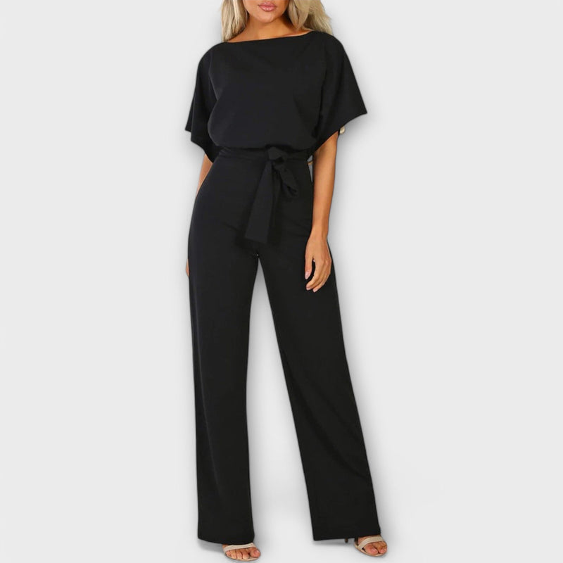 Jenny | Salopetă elegantă cu pantaloni largi și curea