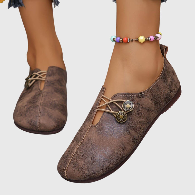 Teresa™ | Pantofi ortopedici din piele