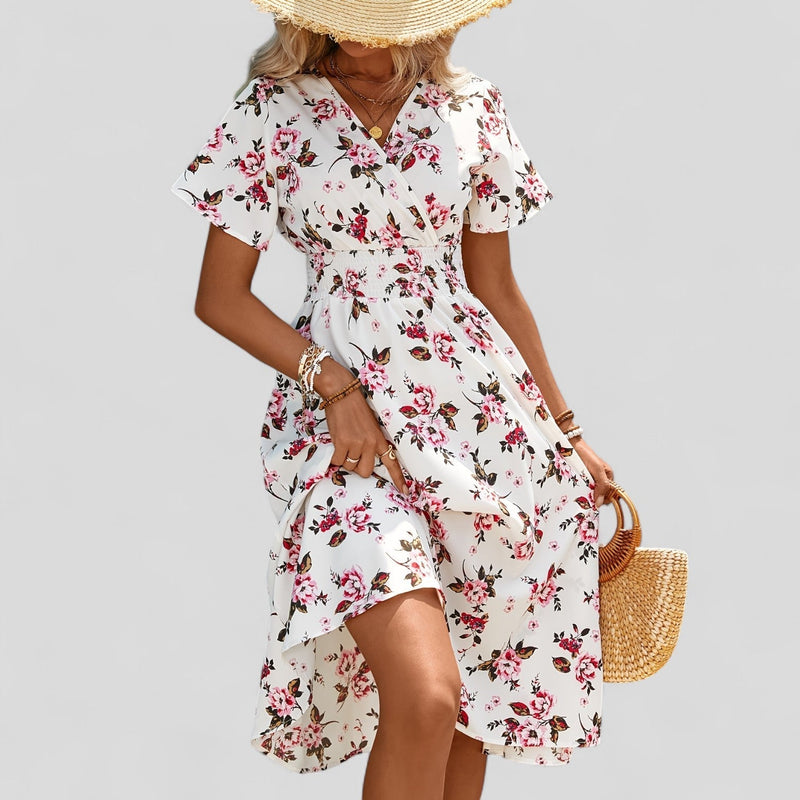 Gretalise | Rochie midi confortabilă de vară