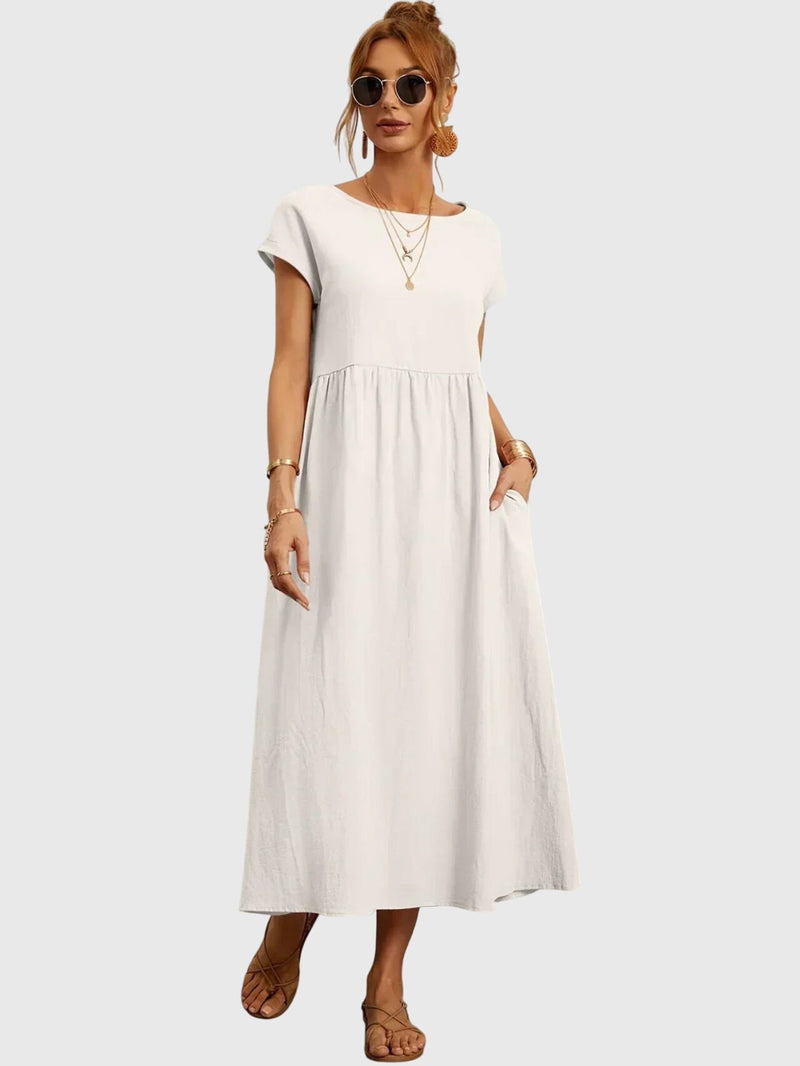 Giselle™ - Rochie casual cu buzunar