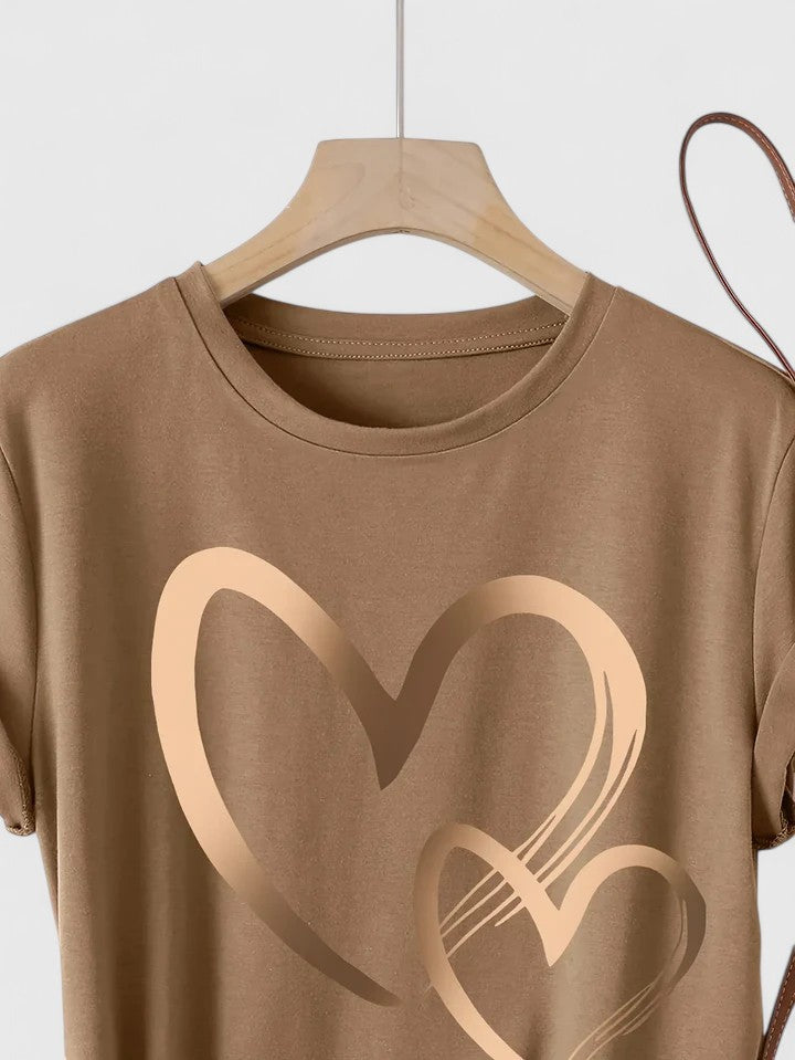 Ivanelle | Tricou confortabil cu mânecă scurtă