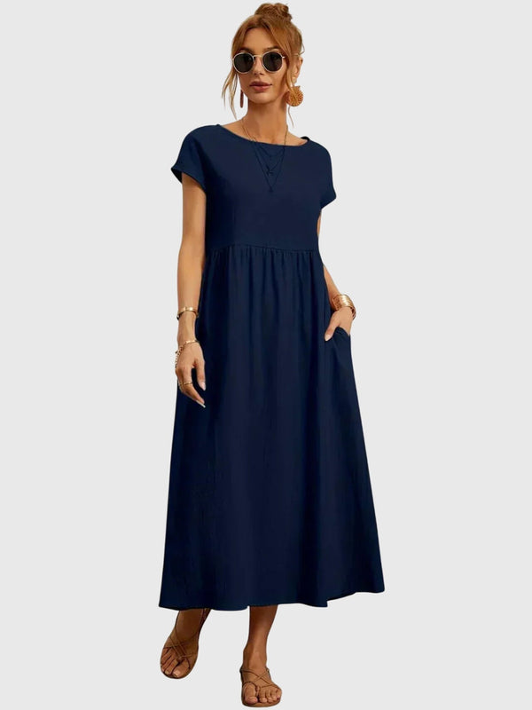 Giselle™ - Rochie casual cu buzunar