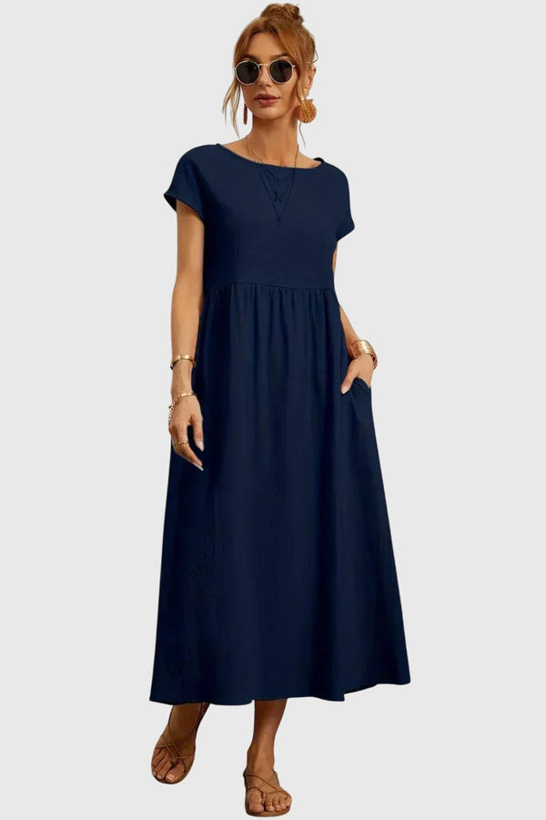 Giselle™ - Rochie casual cu buzunar