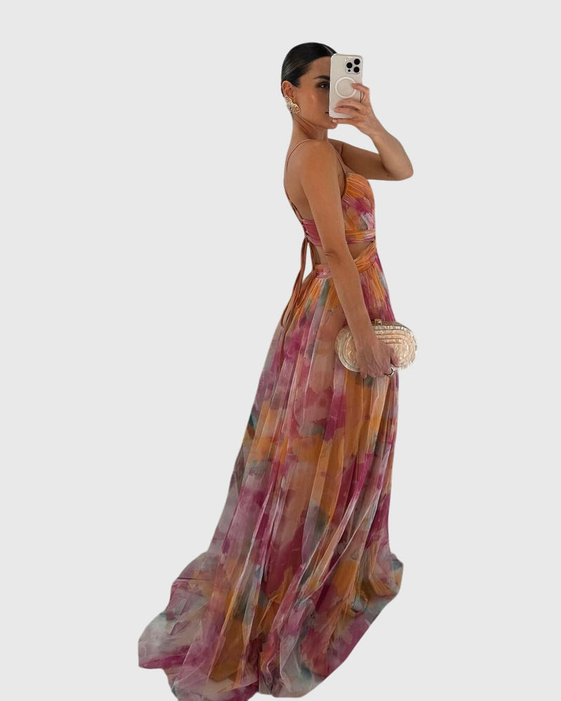 Giselle™ | Rochie maxi florală