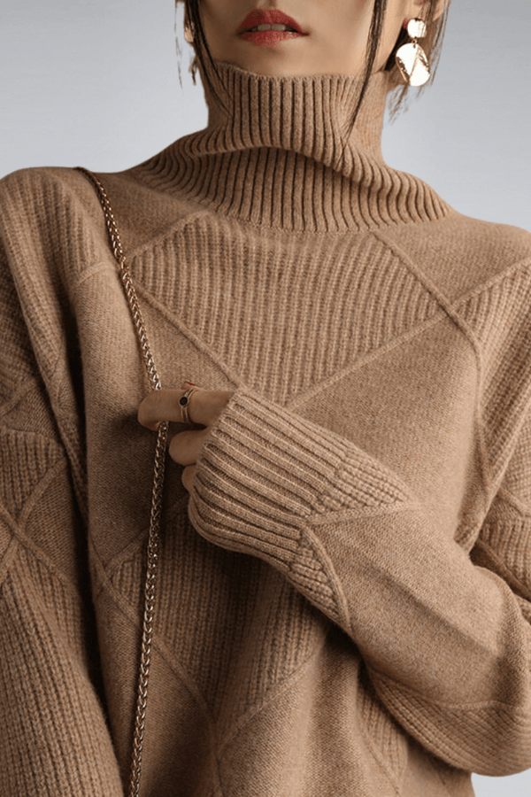 Alice | Pulover moale cu guler înalt