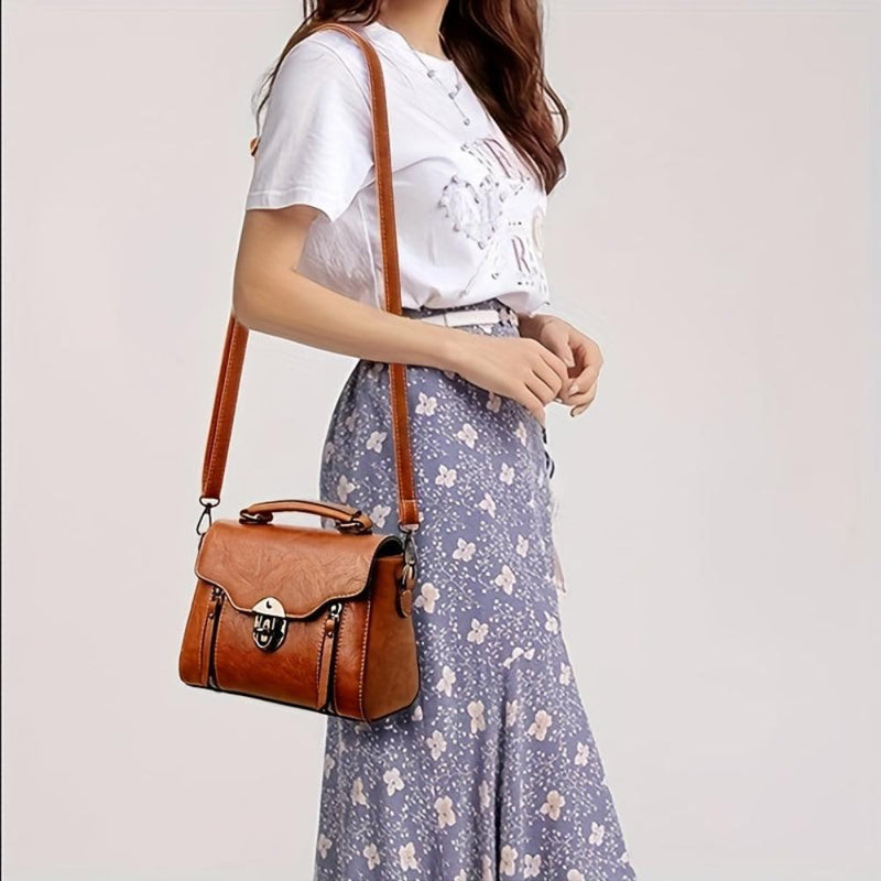Zoe™ Eleganță Atemporală | Geantă Vintage cu Clapetă