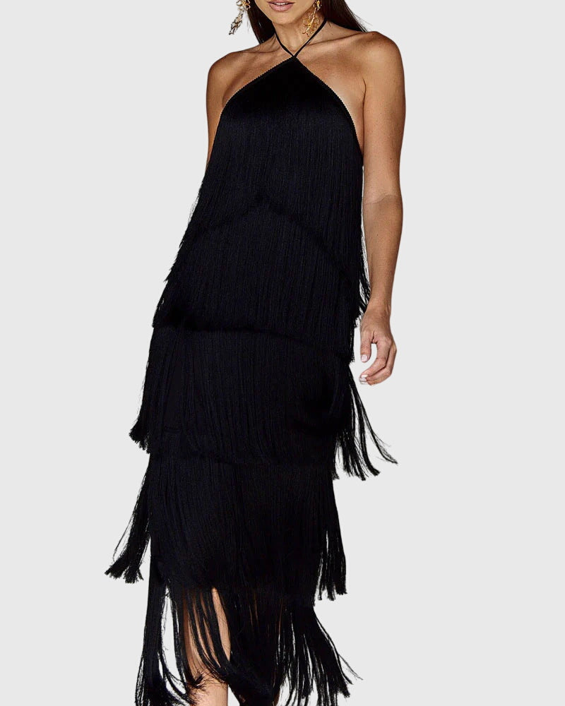 Artiselle™ - Rochie cu ciucuri