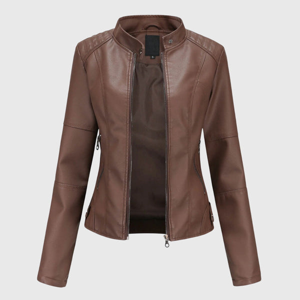 Giorgina™ - Jachetă de piele elegantă pentru femei