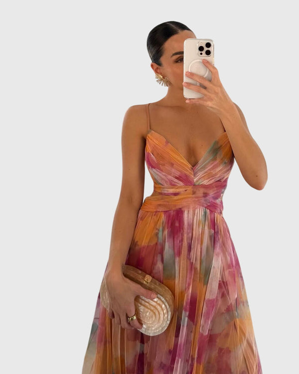 Giselle™ | Rochie maxi florală