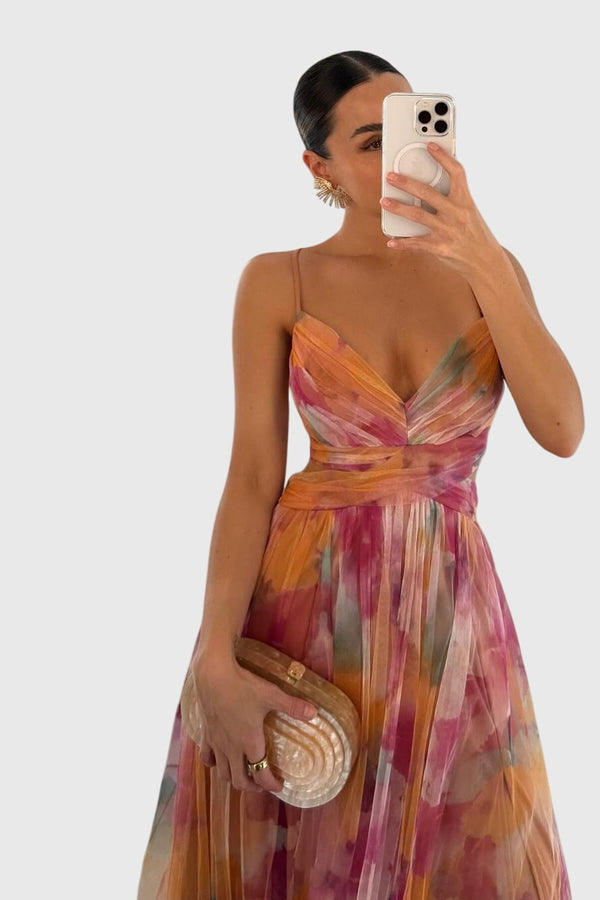 Giselle™ | Rochie maxi florală