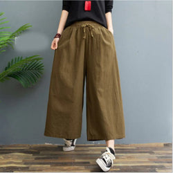 AMELINA – PANTALONI COMODI DIN IN CU PLISURI