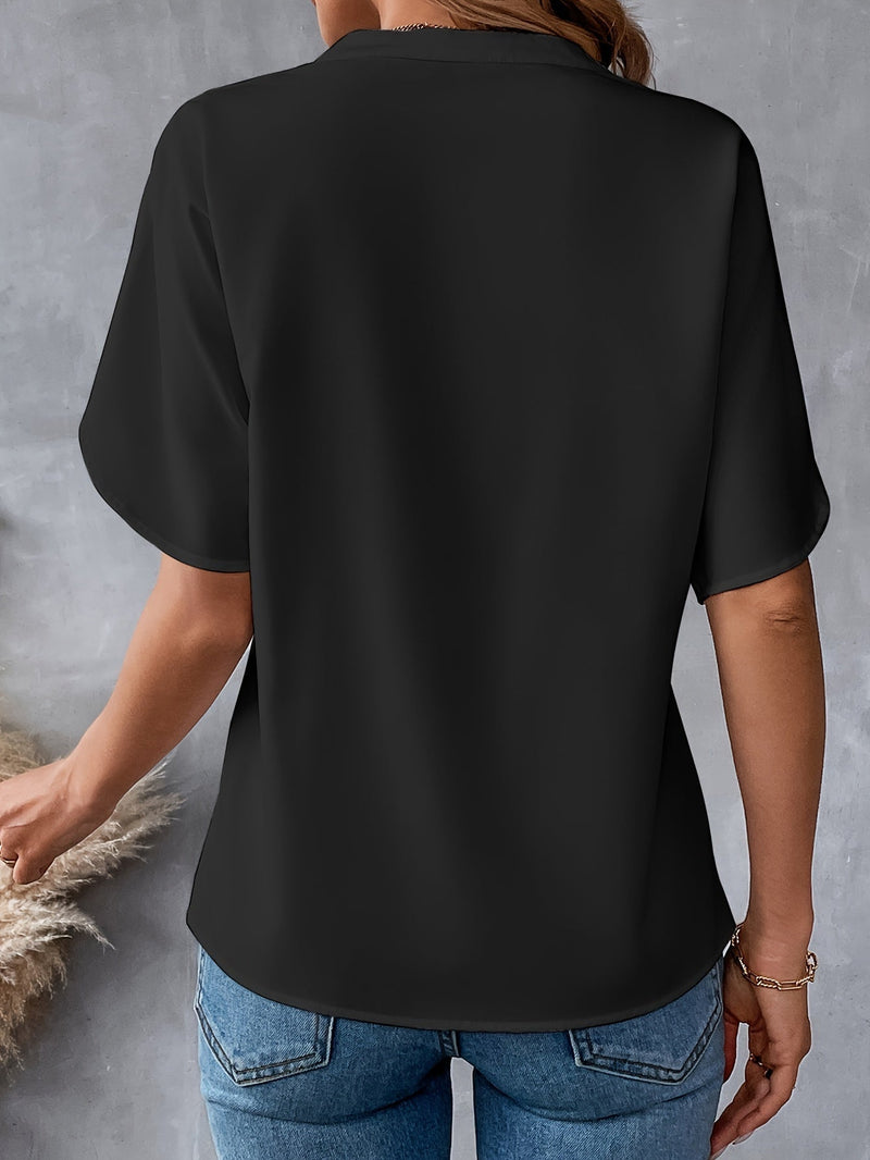 Lexa | Bluza lejeră cu decolteu în V