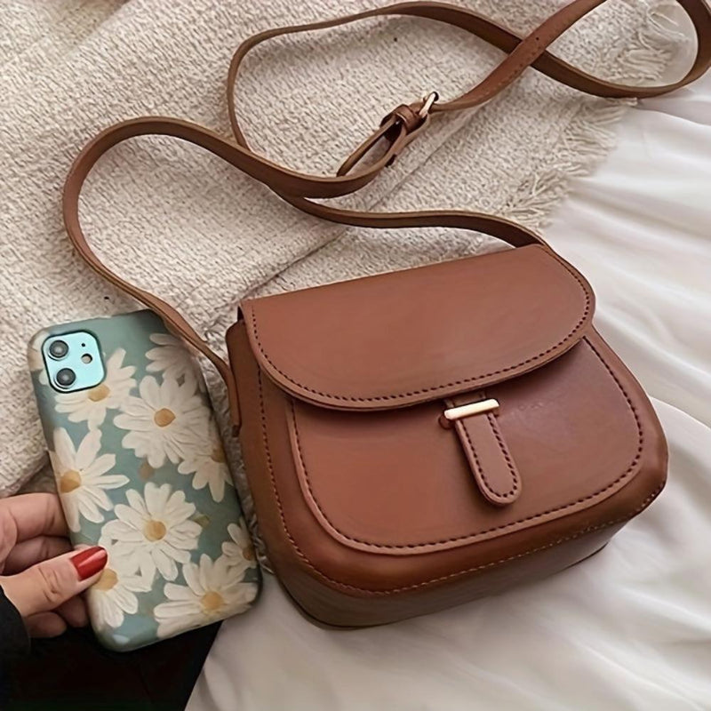 Aria™ Retro Grace | Geantă crossbody elegantă tip șa