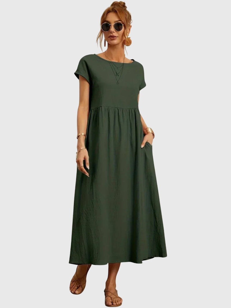 Giselle™ - Rochie casual cu buzunar