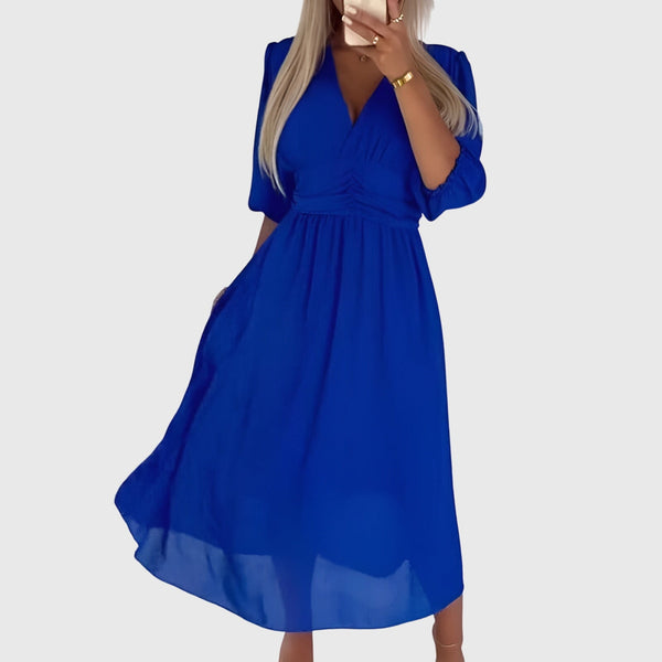 Chloe™ | Rochie ușoară din șifon mătăsos