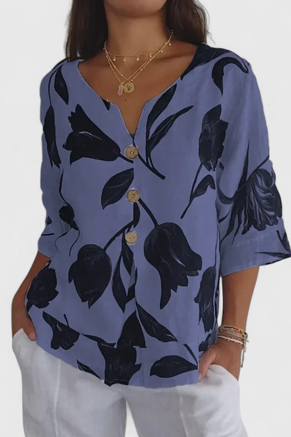 Laura | Bluza confortabilă cu decolteu în V