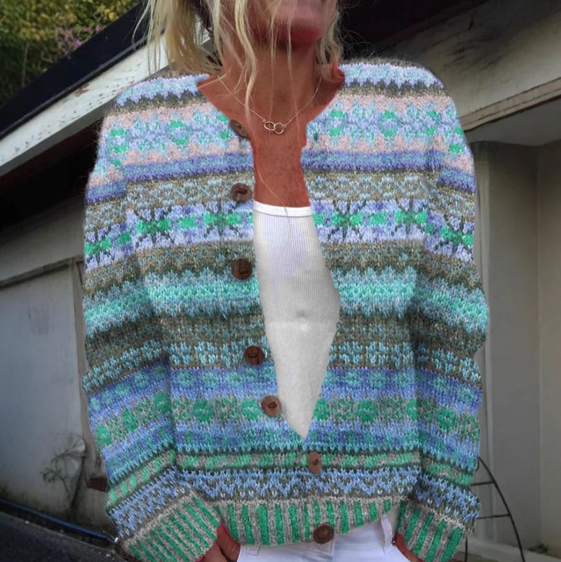 Cathrin | Cardigan cu imprimeu