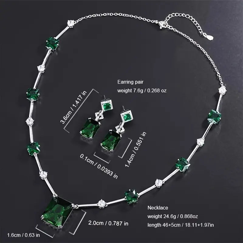 Set de bijuterii Daphira Verelune | Aur alb