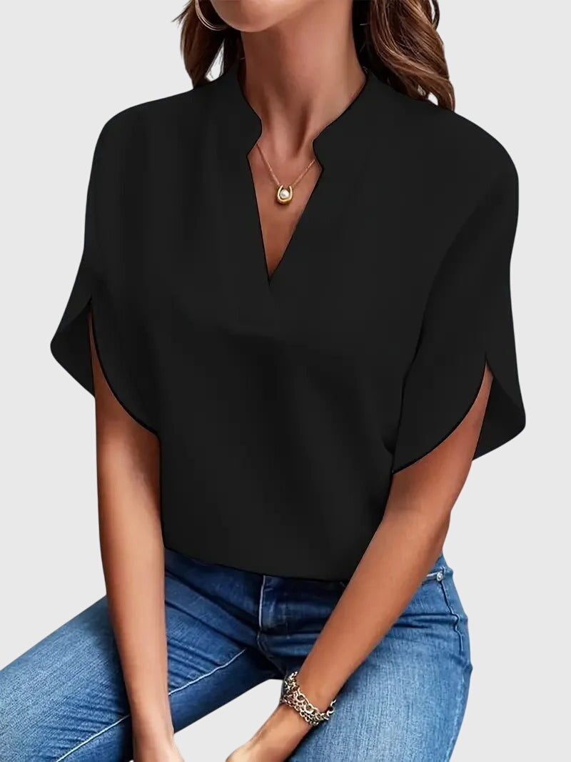 Beatrix™ | Cămașă moale și elegantă cu decolteu în V