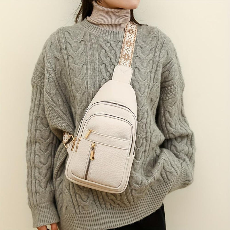 Riley™ Farmec Vintage | Geantă Crossbody pentru Piept