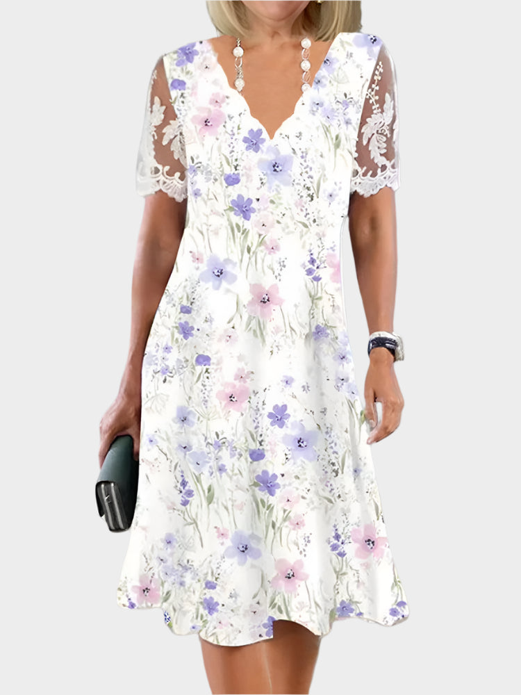 Rochie midi romantică