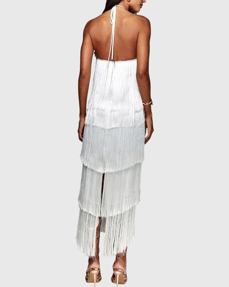 Artiselle™ - Rochie cu ciucuri
