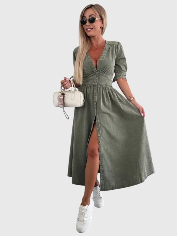 Sophia™ | Rochie elegantă din denim